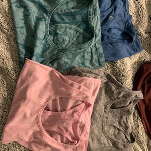 Lululemon swiftly 4 tanks